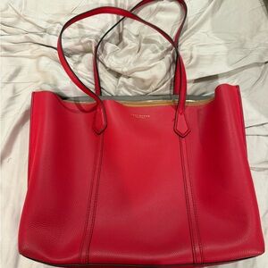 Tory Burch Red Perry Tote